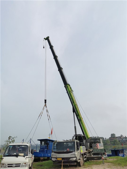 巢湖市桥梁建设吊装案例